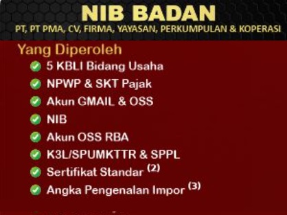 jasa pengurusan nib kalimantan timur